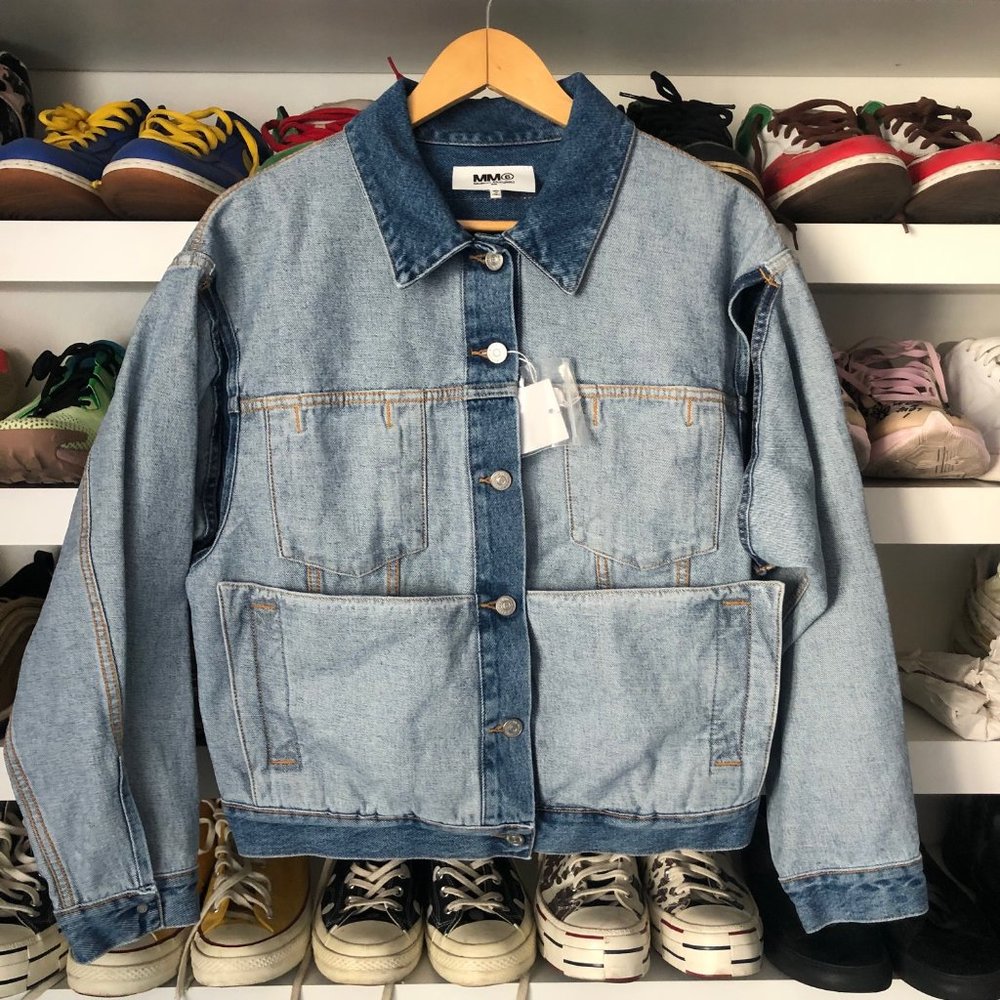 MAISON MARGIELA MM6 Reversed Denim Jacket